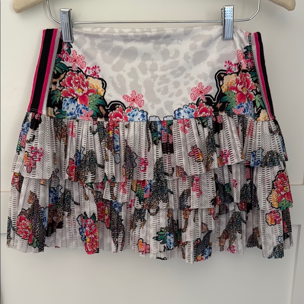 Floral Ruffle Tennis/Sport Skirt